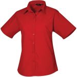 Women's poplin shirt Easy Care Premier PR302 white