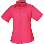 Women's poplin shirt Easy Care Premier PR302 white