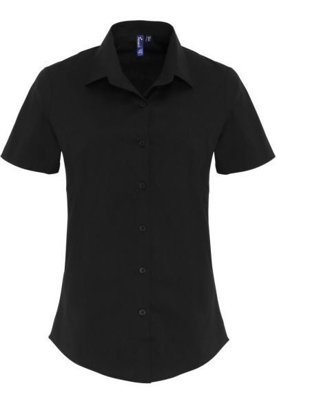 Damen-Elastikshirt Premier PR346 weiß