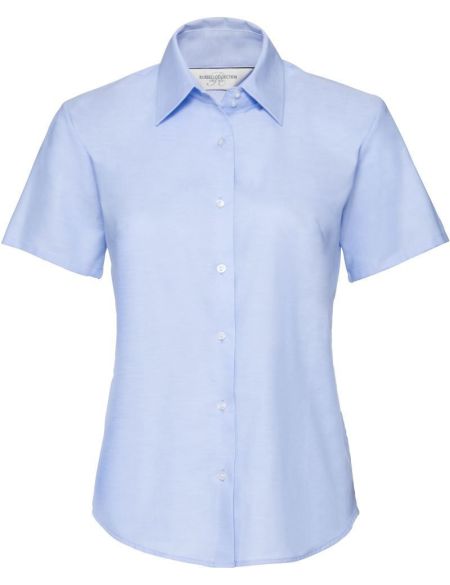 Women's Oxford Easy Care Shirt Russell Athletic 933F white