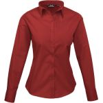 Women's poplin shirt Easy Care Premier PR300 white