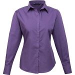 Damen-Popelinehemd Easy Care Premier PR300 weiß
