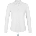Women's piqué shirt Neoblu Basile Women optic white