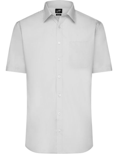 Men's poplin shirt Easy Care Daiber JN680 white