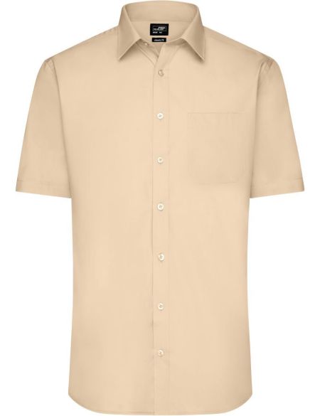 Men's poplin shirt Easy Care Daiber JN680 white