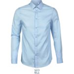 Neo Blu Blaise Herrenhemd aus Mikro-Twill, optisch weiß