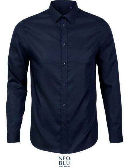 Košile keprová mikro Neo Blu Blaise Men optic white