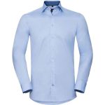 Russell Athletic 962M white herringbone shirt
