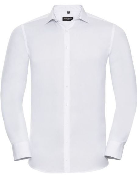 Ultimate Russell Athletic 960M elastisches Shirt weiß