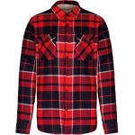 Flannel shirt with sherpa fleece lining Kariban K579 storm grey/navy