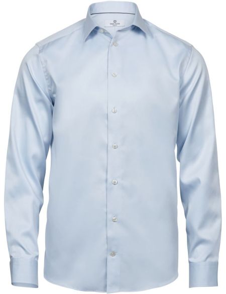 Luxury twill long sleeve shirt Tee Jays TJ 4020 white