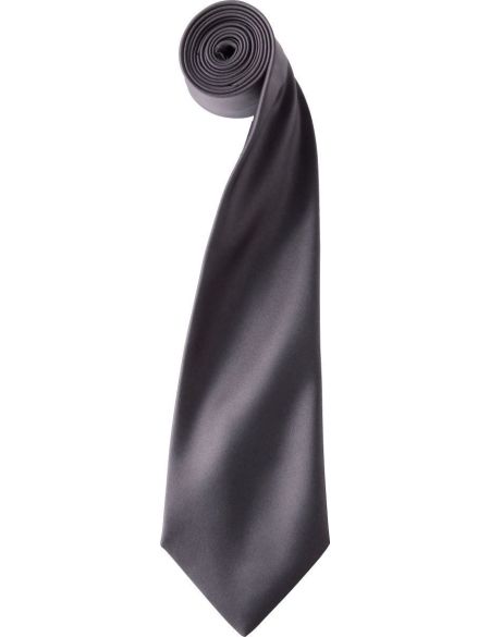 Satin-Krawatte Premier PR750 weiß
