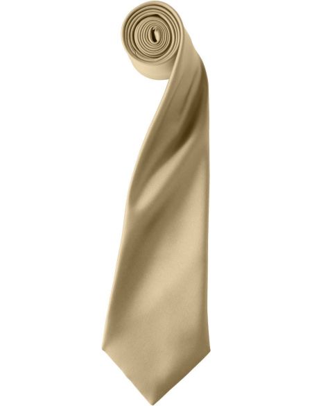 Satin-Krawatte Premier PR750 weiß