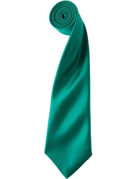 Satin-Krawatte Premier PR750 weiß