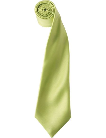 Satin-Krawatte Premier PR750 weiß