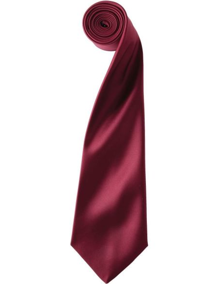 Satin-Krawatte Premier PR750 weiß