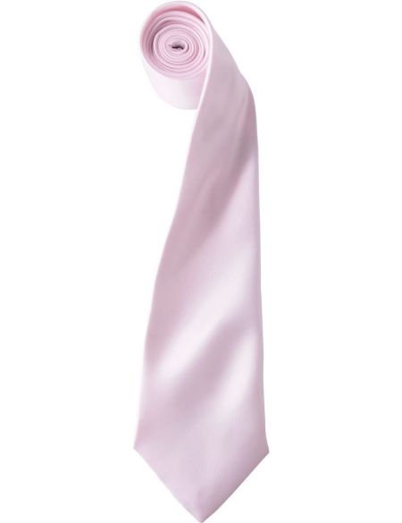 Satin-Krawatte Premier PR750 weiß