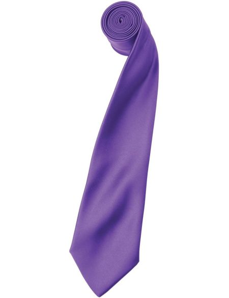 Satin-Krawatte Premier PR750 weiß