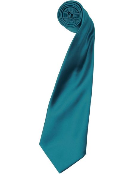 Satin-Krawatte Premier PR750 weiß