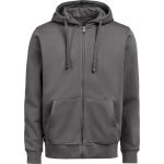Unisex-Hoodie aus schwerer Baumwolle, Untagged Movement OCS RCS Full Zip Hoodie, weiß