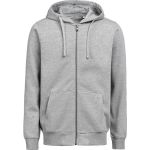 Unisex-Hoodie aus schwerer Baumwolle, Untagged Movement OCS RCS Full Zip Hoodie, weiß