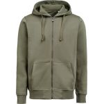 Unisex-Hoodie aus schwerer Baumwolle, Untagged Movement OCS RCS Full Zip Hoodie, weiß