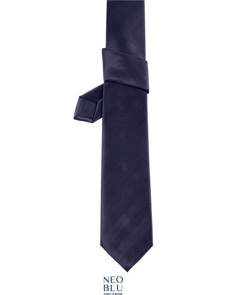 Krawatte Neoblu Tommy tiefschwarz