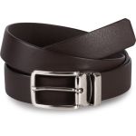 Classic leather belt K-up KP807 black