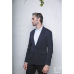 Men's piqué blazer Neoblu Marcel Men grey melange