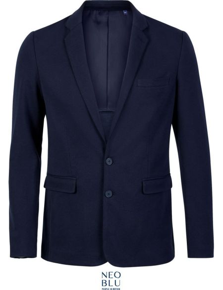 Herren-Piqué-Blazer Neoblu Marcel Men grau meliert