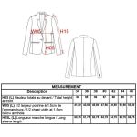 Damenblazer Kariban K6133 hellgrau meliert