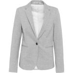 Damenblazer Kariban K6133 hellgrau meliert