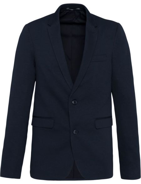 Herrenblazer Kariban K6132, hellgrau meliert