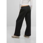 Schwarze Damen-Jogginghose von New Morning Studios mit weitem Bein