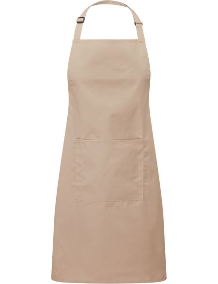 Bib apron with pocket Colours Premier PR154 white