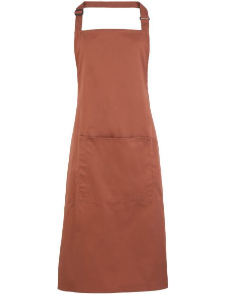 Bib apron with pocket Colours Premier PR154 white