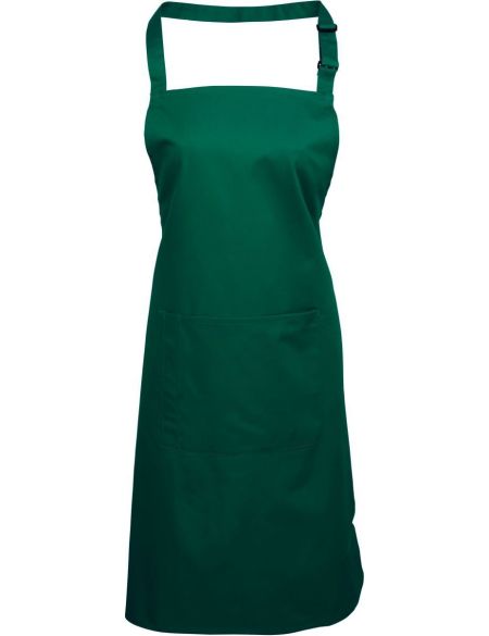 Bib apron with pocket Colours Premier PR154 white