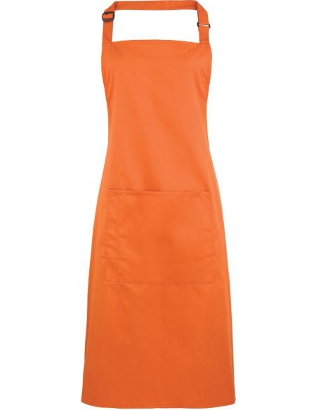 Bib apron with pocket Colours Premier PR154 white