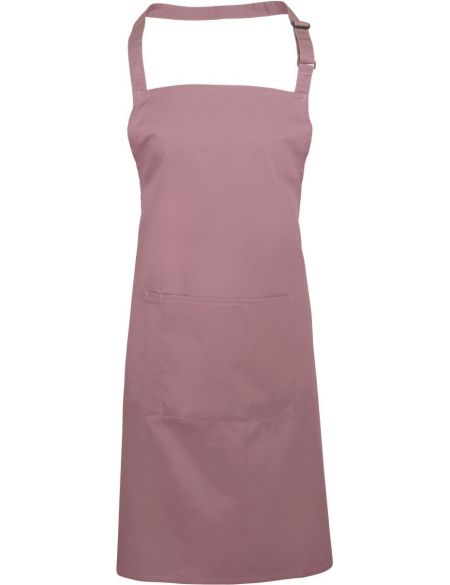 Latzschürze mit Tasche, Farbe: Premier PR154 Weiß