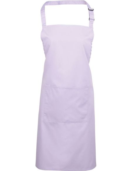 Latzschürze mit Tasche, Farbe: Premier PR154 Weiß