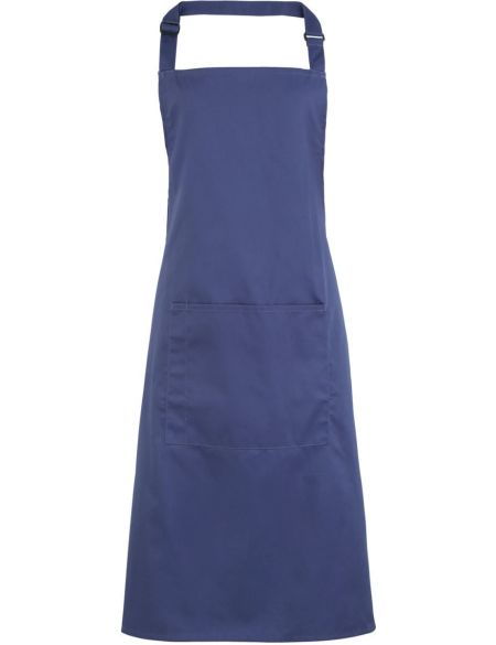 Latzschürze mit Tasche, Farbe: Premier PR154 Weiß
