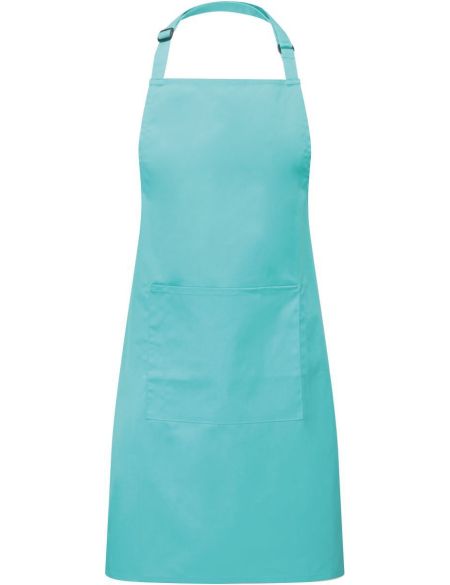 Bib apron with pocket Colours Premier PR154 white