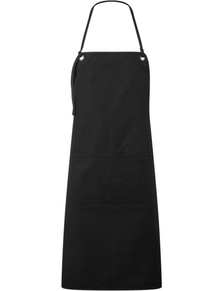 Schürze mit Latz Artisans Choice Premium PR181 schwarz