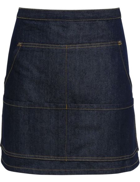 Zástěra do pasu krátká denim Premier PR125 black denim