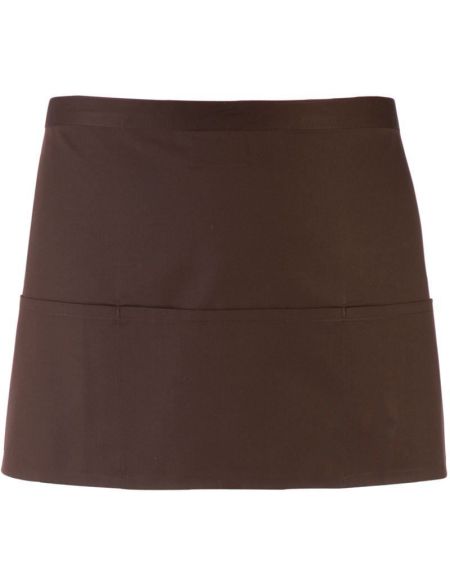 Short waist apron with pocket Colours Premier PR155 white