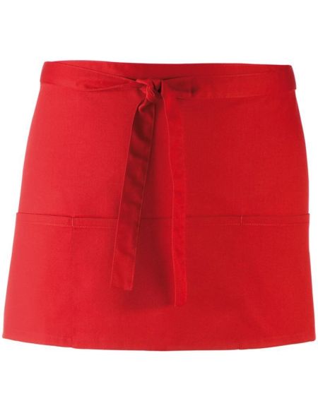 Short waist apron with pocket Colours Premier PR155 white