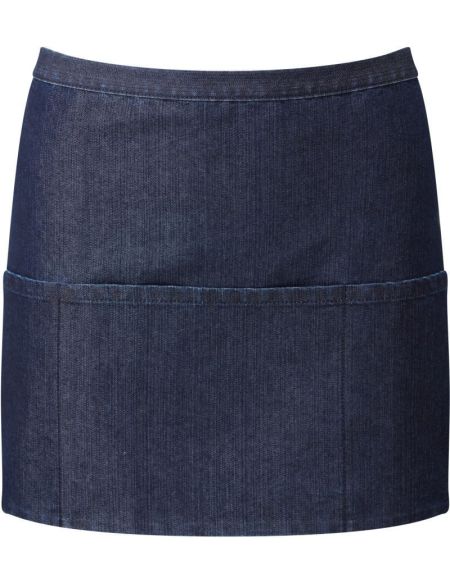 Kurze Schürze mit Tasche, Farbe: Premier PR155 Weiß
