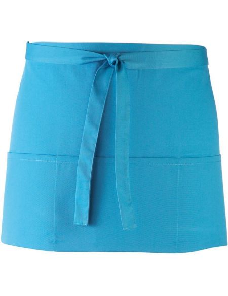 Short waist apron with pocket Colours Premier PR155 white