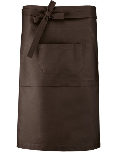Mittellange Barschürze Kariban K887 weiß