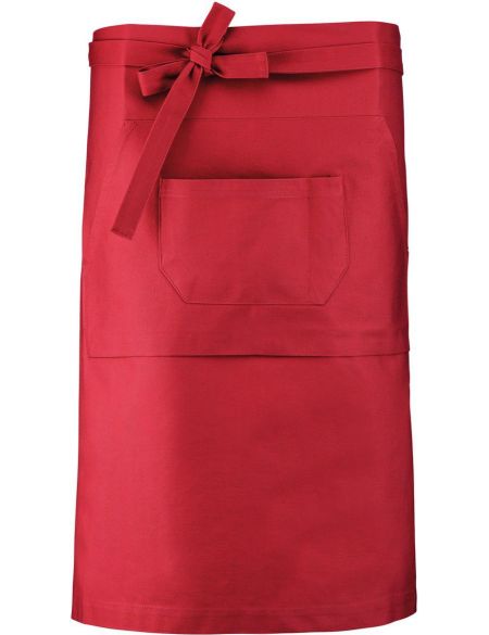 Mittellange Barschürze Kariban K887 weiß